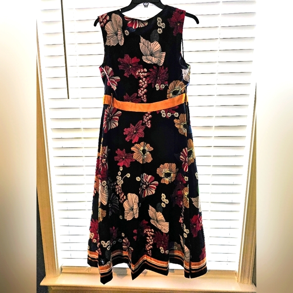 Modcloth X Liza Luxe Floral Midi Dress Size L BNWT - Picture 5 of 9